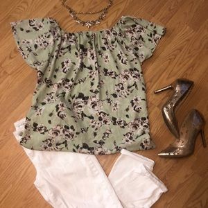 Mint and Rose Blouse
